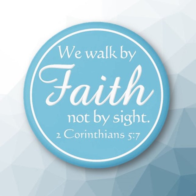 Gift! We Walk by Faith Magnet (Von Creator hochgeladen)