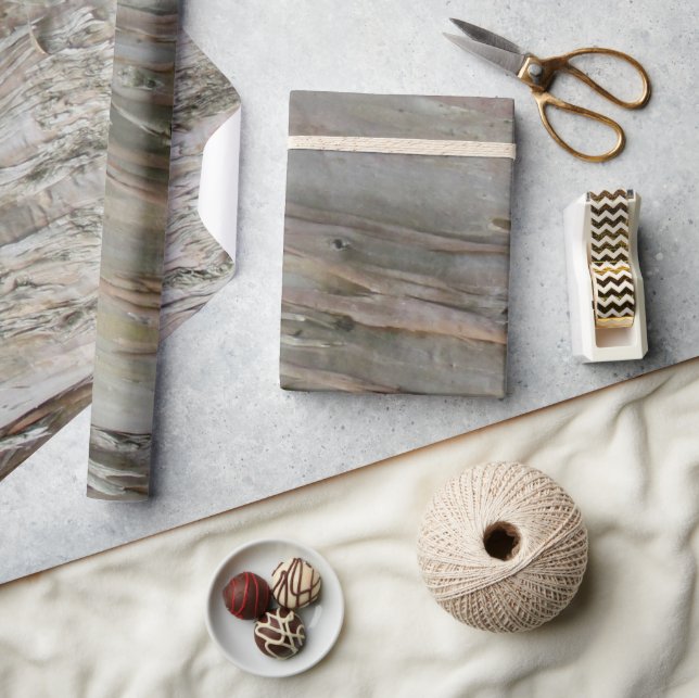 Gift Wrap - Eukalyptus Bark (v.2) Geschenkpapier (Kunsthandwerk)