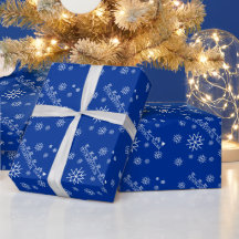 Gift Wrap - Weihnachtsfeier, Schlitten, Schneefloc