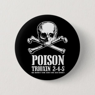 Gift-Zombie Trioxin 3-4-5 Dämmerung der Toten Button