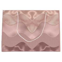 Giftbeutel rosa Muster Große Geschenktüte