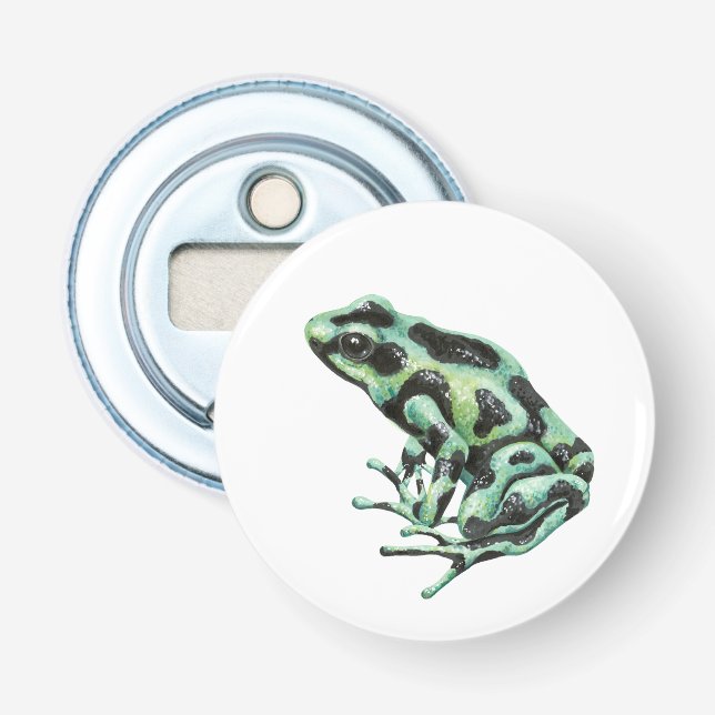 Giftdarmfrosch Flaschenöffner (Vorderseite)