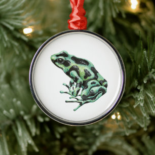Giftdarmfrosch Ornament Aus Metall