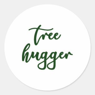 Gifteifenbaum Hugger Nature Lover Environmentali Runder Aufkleber