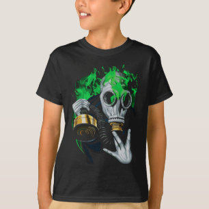 Giftgasmaske: Neonflames T-Shirt