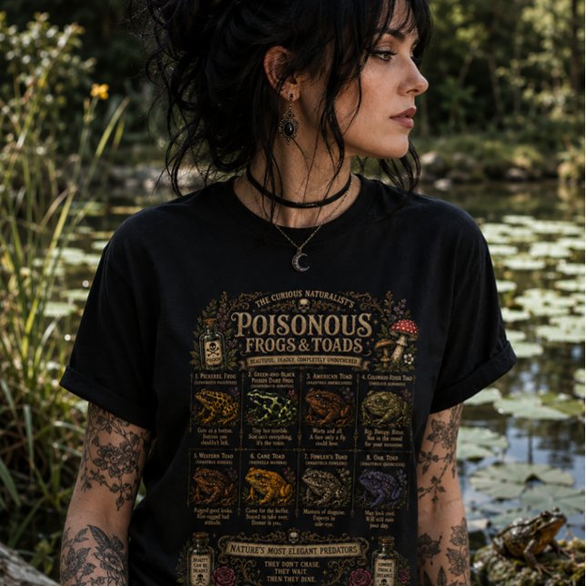 Giftige Frösche und Kröten Tri-Blend Shirt (Von Creator hochgeladen)