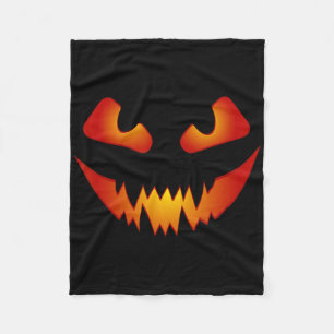 Giftige Schlange Jack-o-Laterne - Friedlicher Kürb Fleecedecke