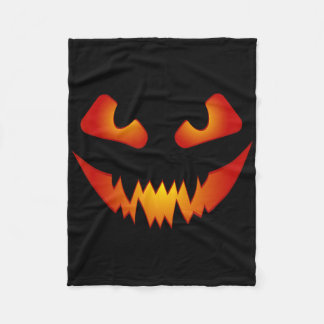 Giftige Schlange Jack-o-Laterne - Friedlicher Kürb Fleecedecke