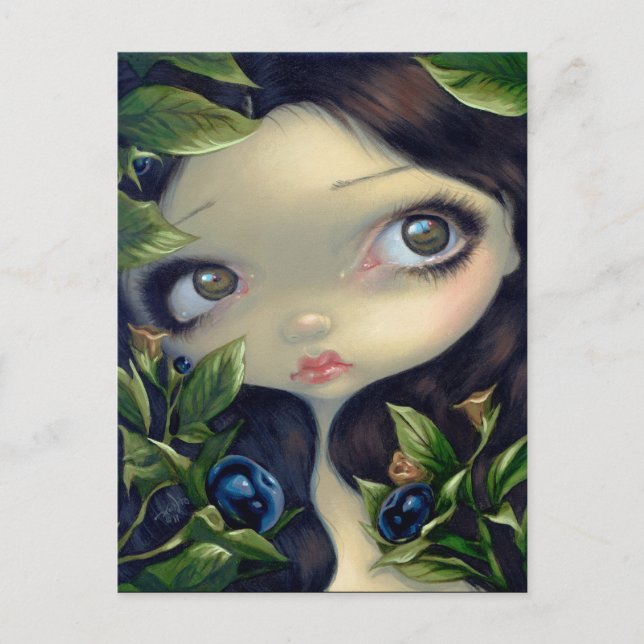 "Giftige Schönheiten I: Belladonna" Postkarte (Vorderseite)