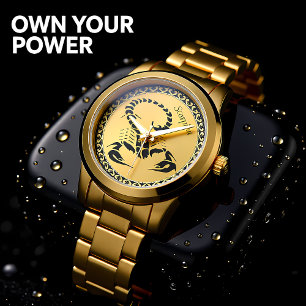 Giftige Scorpion, sehr giftiges Insekt Armbanduhr