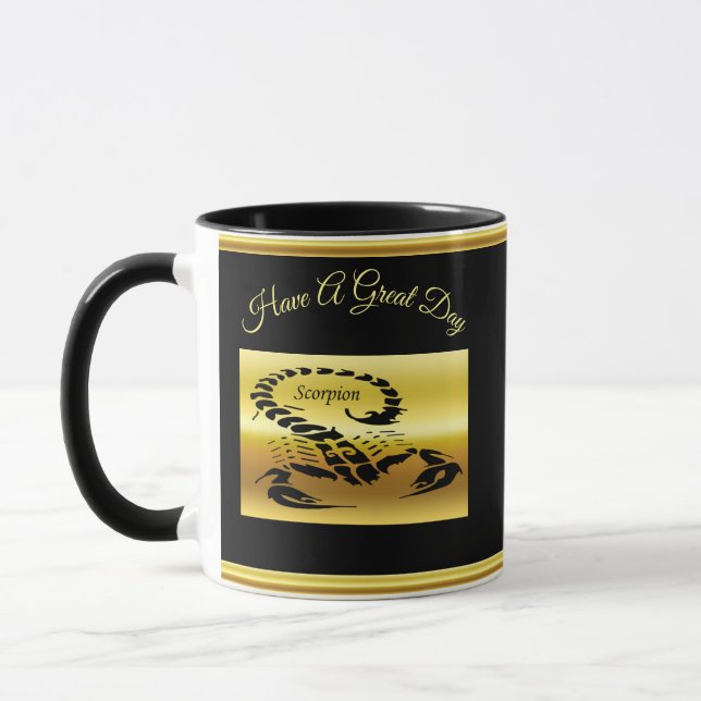 Giftige Scorpion, sehr giftiges Insekt Tasse (Links)
