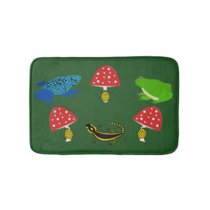 Giftiger Halloween-Wald Badematte