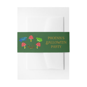 Giftiger Halloween-Wald Custom Einladungsbanderole