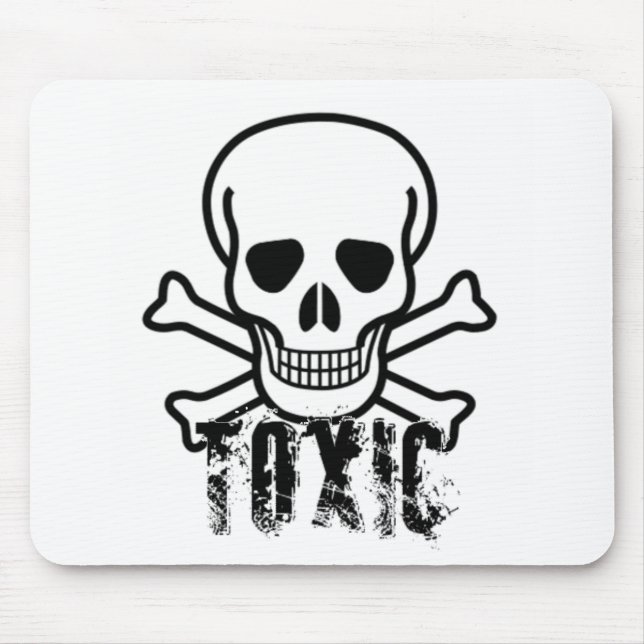 Giftiger Schädel Mousepad (Vorne)