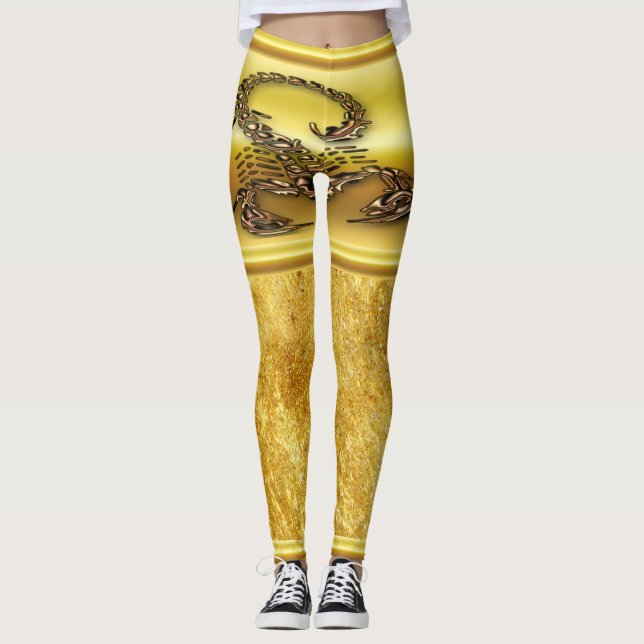 Giftiges giftiges Bronzeinsekt des Skorpions sehr Leggings (Vorderseite)