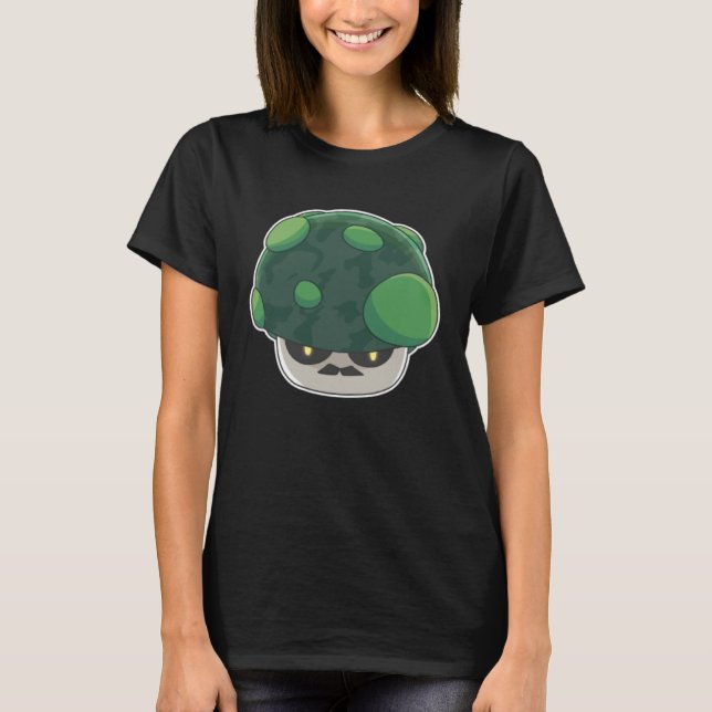 Giftmushroom Creepy Niedliche Designs nach oben Cr T-Shirt (Vorderseite)
