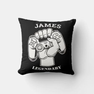 Giftname Personalisiert Funny Gaming Geek Geburtst Kissen