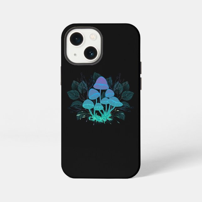 Giftpilze in Büschen iPhone 13 Mini Hülle (Rückseite)