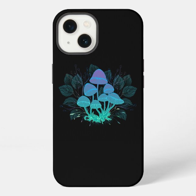 Giftpilze in Büschen iPhone Hülle (Rückseite)