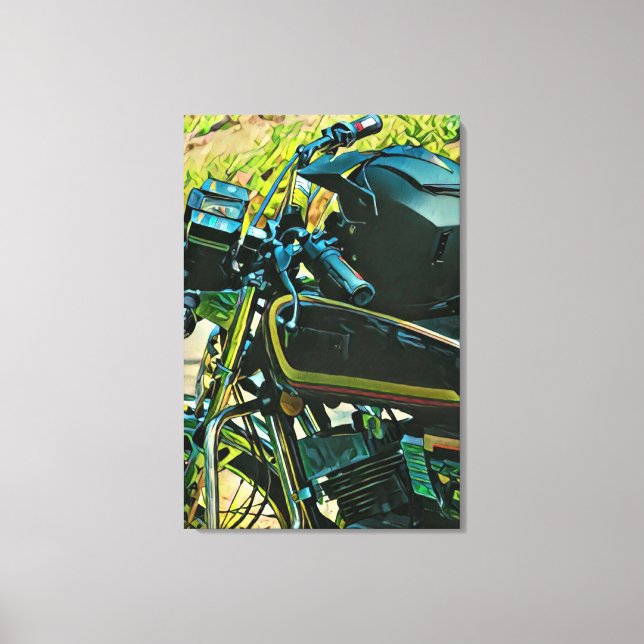 Gifts for a motorcycle rider leinwanddruck (Vorderseite)