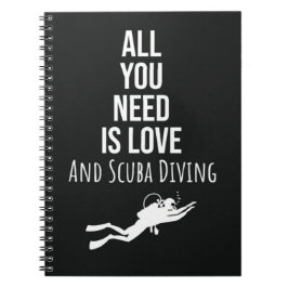 Gifts For Divers Scuba Diving Snorkeling Sport Notizblock