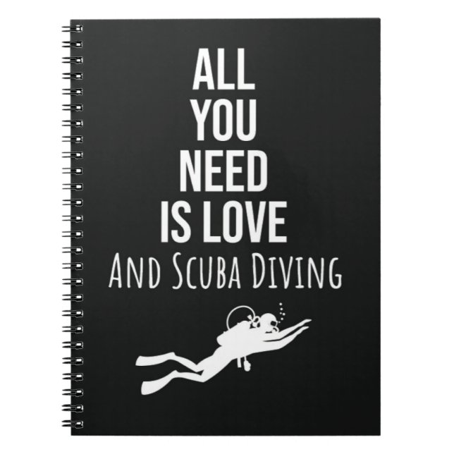Gifts For Divers Scuba Diving Snorkeling Sport Notizblock (Vorderseite)