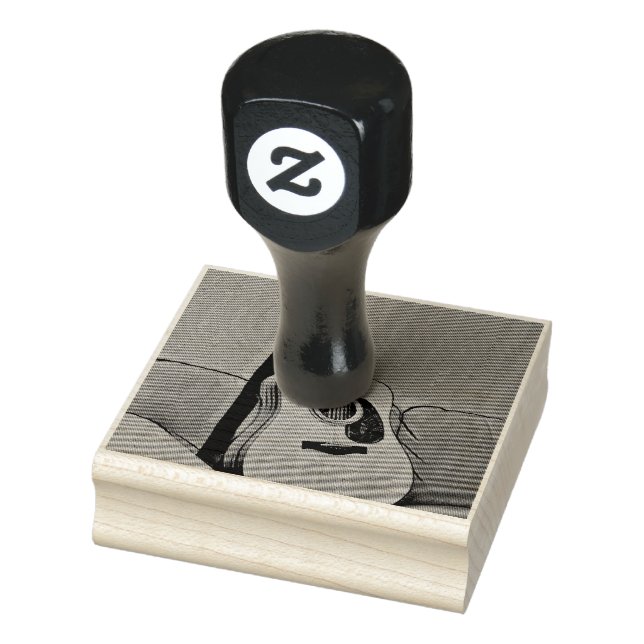 Gifts for guitarists gummistempel (Stempel)