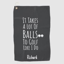 Gifts For Male Golfers Personalized Funny Guys Men Golfhandtuch