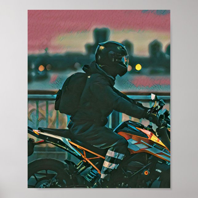 Gifts for motorcyclists poster (Vorne)