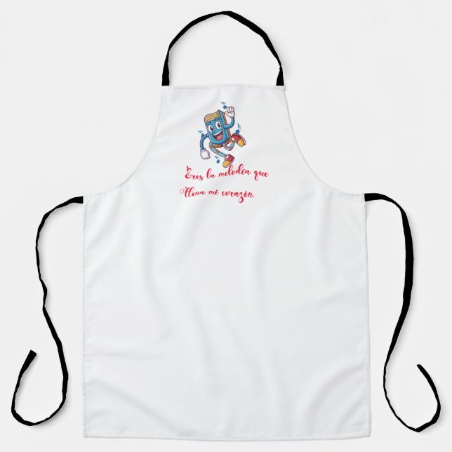 Gifts for Valentine day funny melody Schürze (Vorderseite)