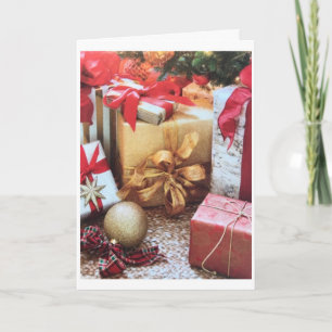 GIFTS TO WRAP / BÄUME ZU DEKORIEREN AN CHRISTMAS KARTE
