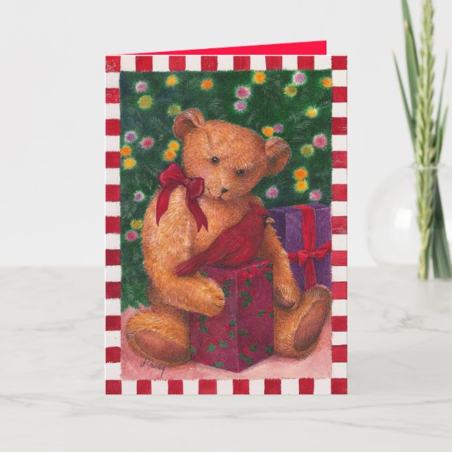 GIFTS UND GREETINGS VON BÄREN FEIERTAGSKARTE (Vorderseite)