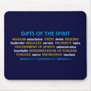 GIFTS VON SPIRIT   Inspirational Blau   CHRISTLICH Mousepad