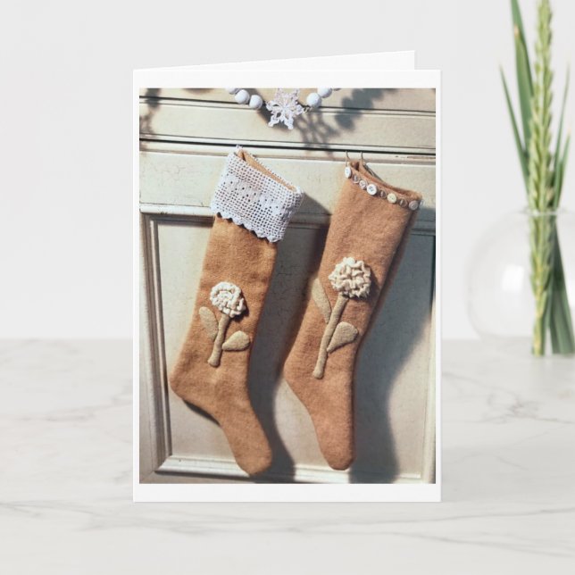 GIFTS WERDEN VERSCHWANKT/BAUM WIRD DREHEN CHRISTMA KARTE (Vorderseite)