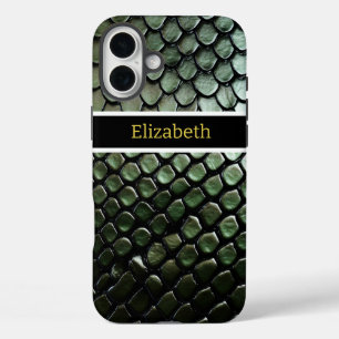 Giftschlangenmuster in der Natur iPhone 16 Plus Hülle