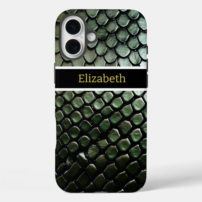 Giftschlangenmuster in der Natur iPhone 16 Plus Hülle (Rückseite)