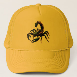 Giftsiger schwarzer Skorpion Truckerkappe
