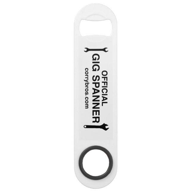 Gig Spanner (offiziell) Speed Flaschenöffner (Vorderseite)