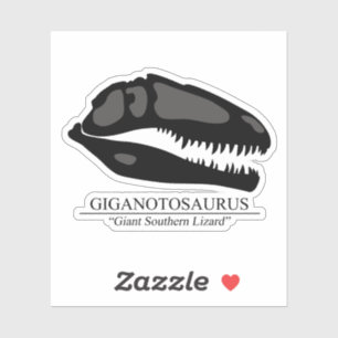 Giganotosaurus Skull Aufkleber