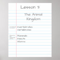 Gigant Note Paper Customized Visuell Aid School