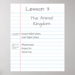 Gigant Note Paper Customized Visuell Aid School Poster