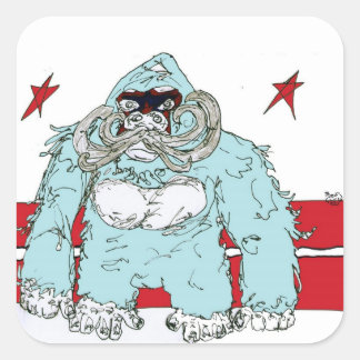 gigantisch quadratischer aufkleber