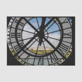 Gigantische Glasuhr im Musée d'Orsay - Paris Seidenpapier
