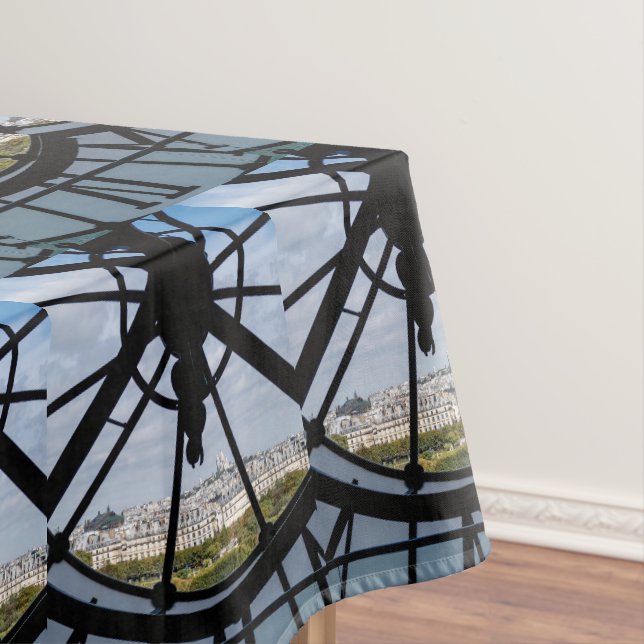 Gigantische Glasuhr im Musée d'Orsay - Paris Tischdecke (Beispiel)