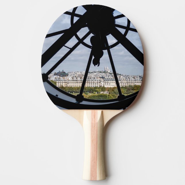 Gigantische Glasuhr im Musée d'Orsay - Paris Tischtennis Schläger (Vorderseite)