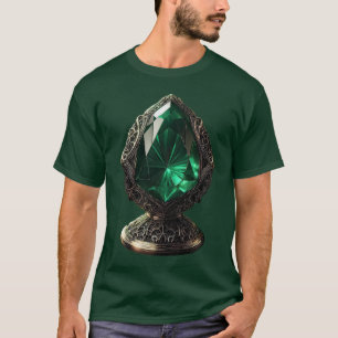 Gigantischer Smaragd in Sterling Silver Pedestal T-Shirt