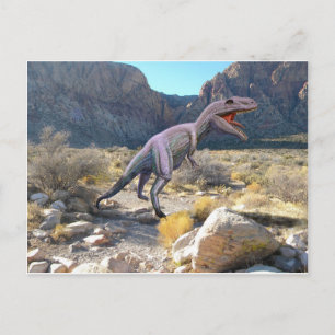 Gigantosaurus Dinosaur Postkarte