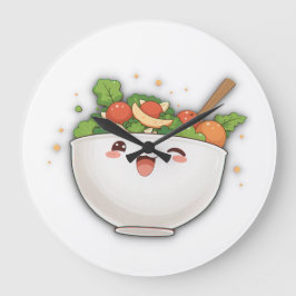 Giggle & Graze Große Wanduhr