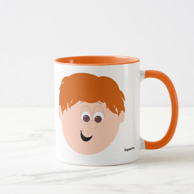 Giggle Mugs Boy Red Head (Droite)