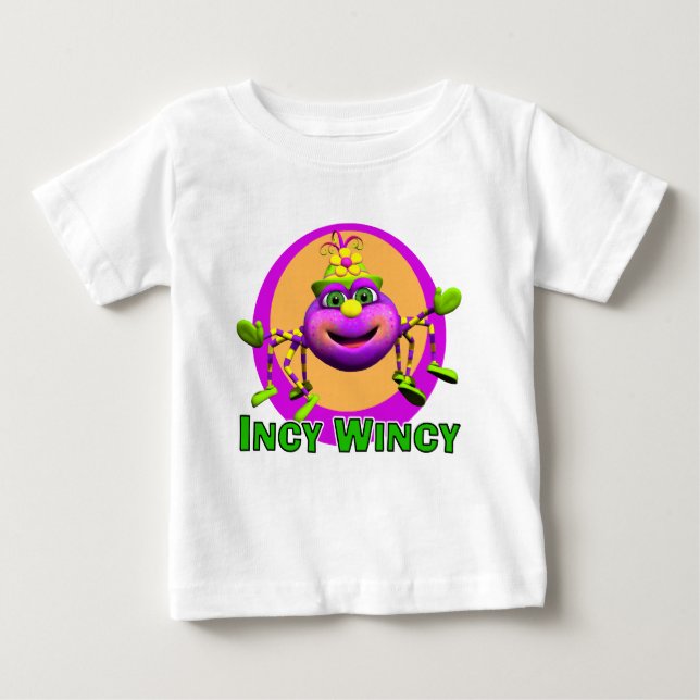 GiggleBellies Incy WIncy Spider Baby T-shirt (Vorderseite)
